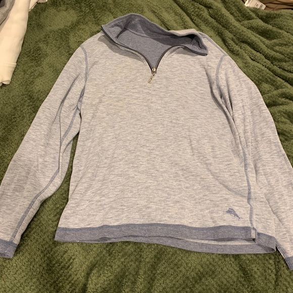 Tommy Bahama Reversible Quarter Zip - Picture 1 of 2